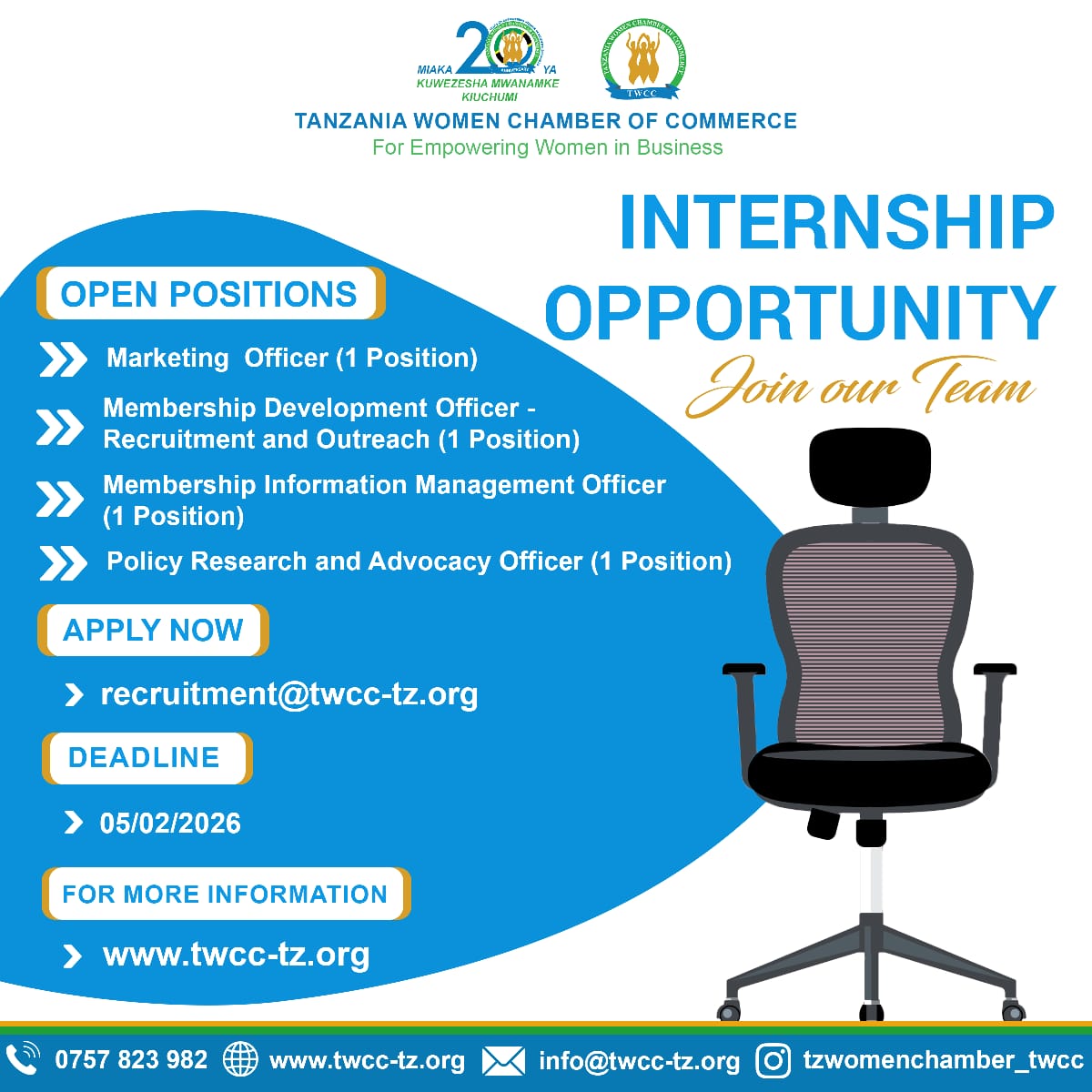 Membership Information Management Officer - Internship