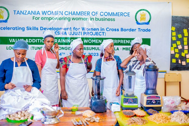 55 FEMALE ENTREPRENEURS RECEIVED VALUE ADDITION TRAINING ON AGRICULTURAL PRODUCTS